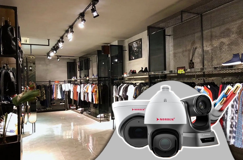 Sơ đồ hệ thống camera cho cửa hàng