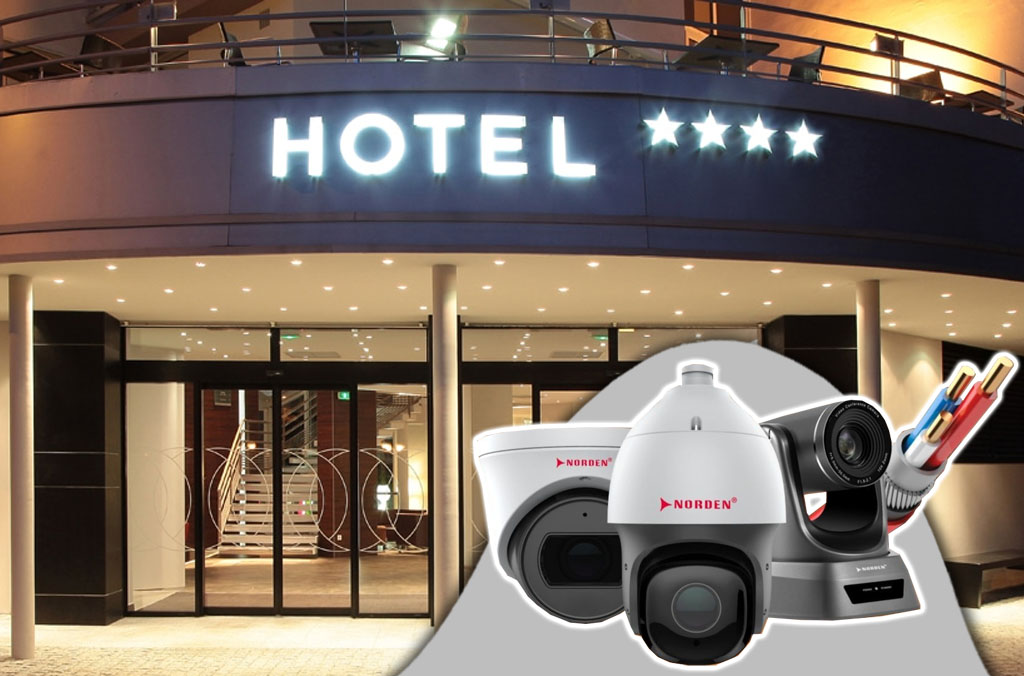 Sơ đồ hệ thống camera cho khách sạn