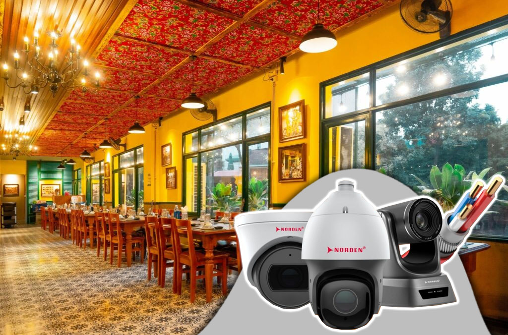 Sơ đồ hệ thống camera cho nhà hàng