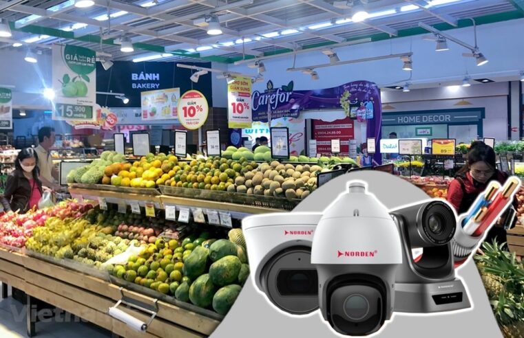 Sơ đồ hệ thống camera cho siêu thị