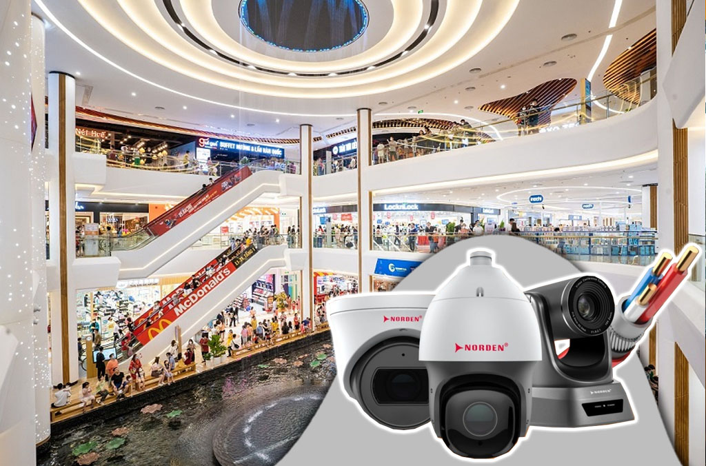 Sơ đồ hệ thống camera cho trung tâm thương mại
